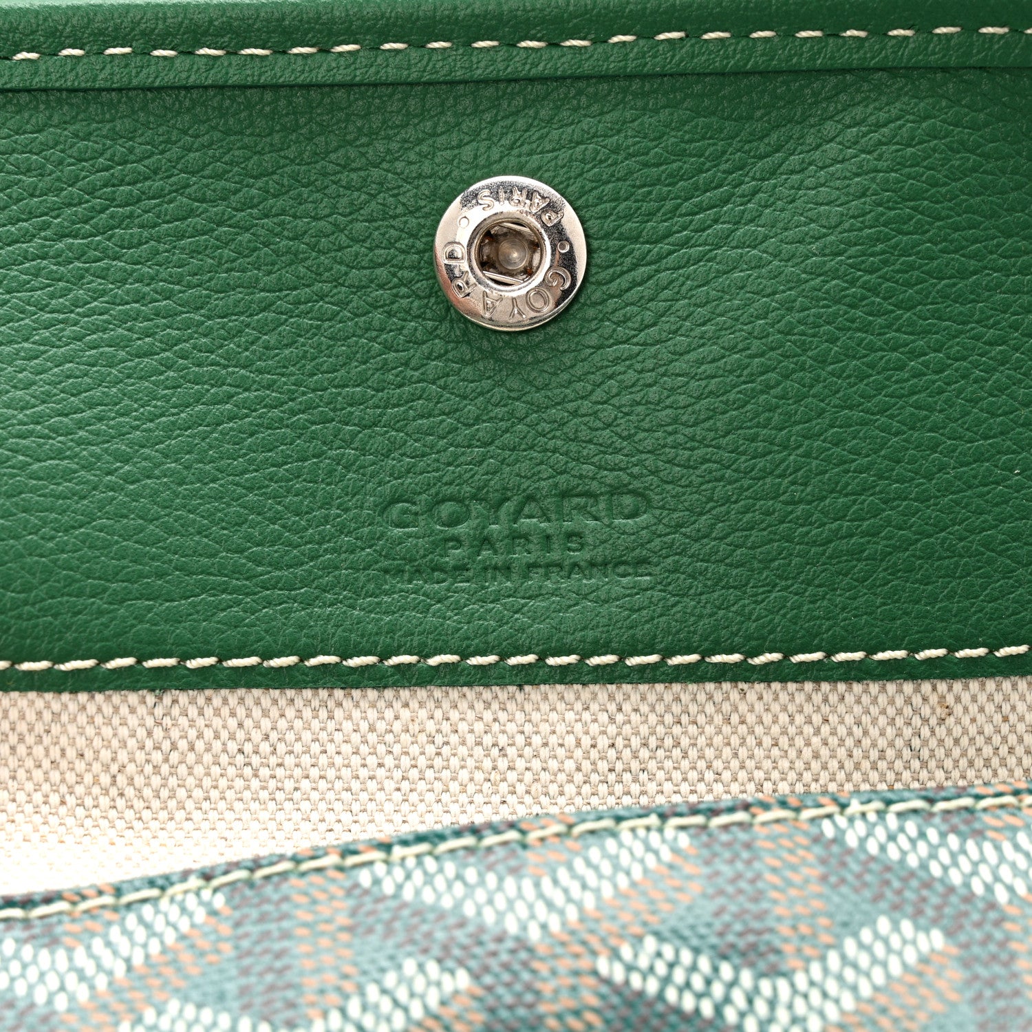 Goyard Goyardine Saint Louis PM Green 7 of 12