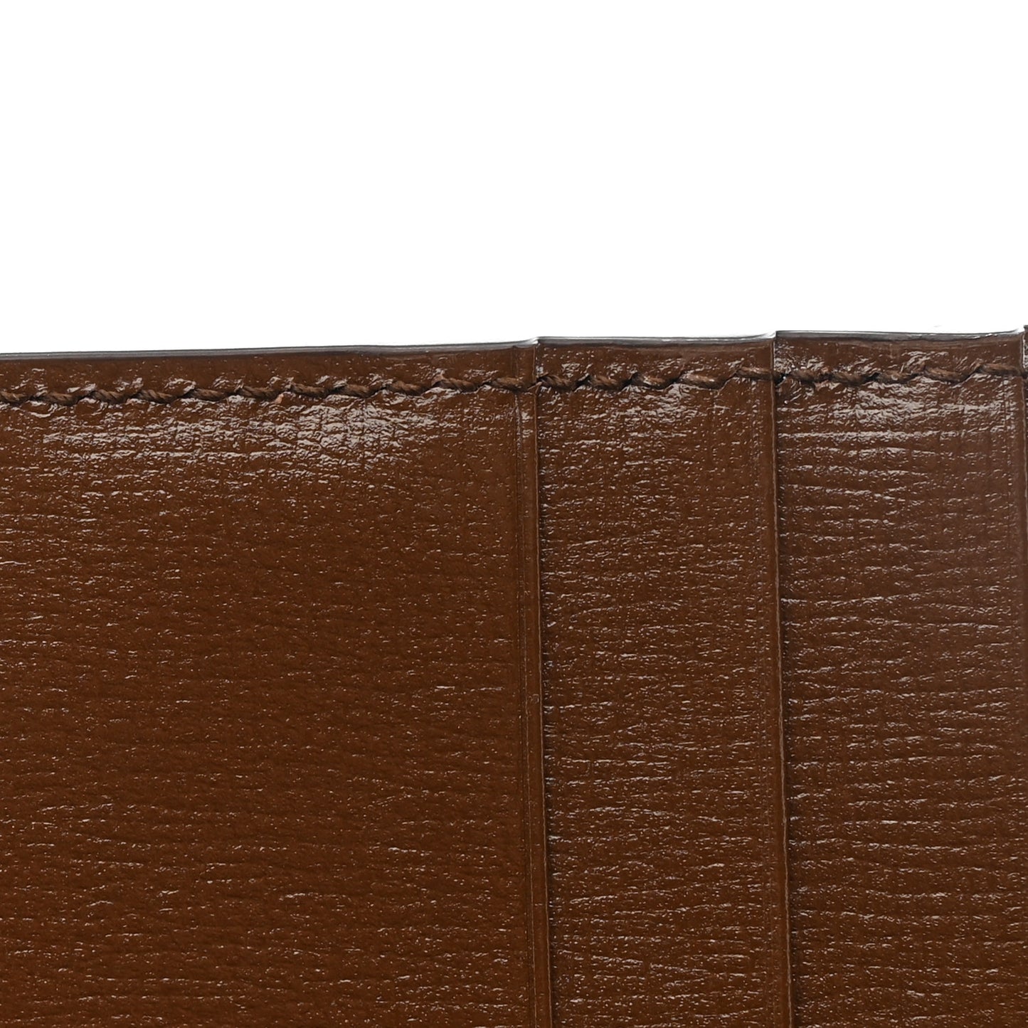 Supreme Monogram Textured Calfskin Retro Interlocking G Medium Wallet On Strap Beige Ebony Brown Sugar