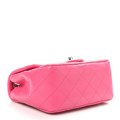 Chanel Lambskin Quilted Mini Square Flap Pink 4 of 10