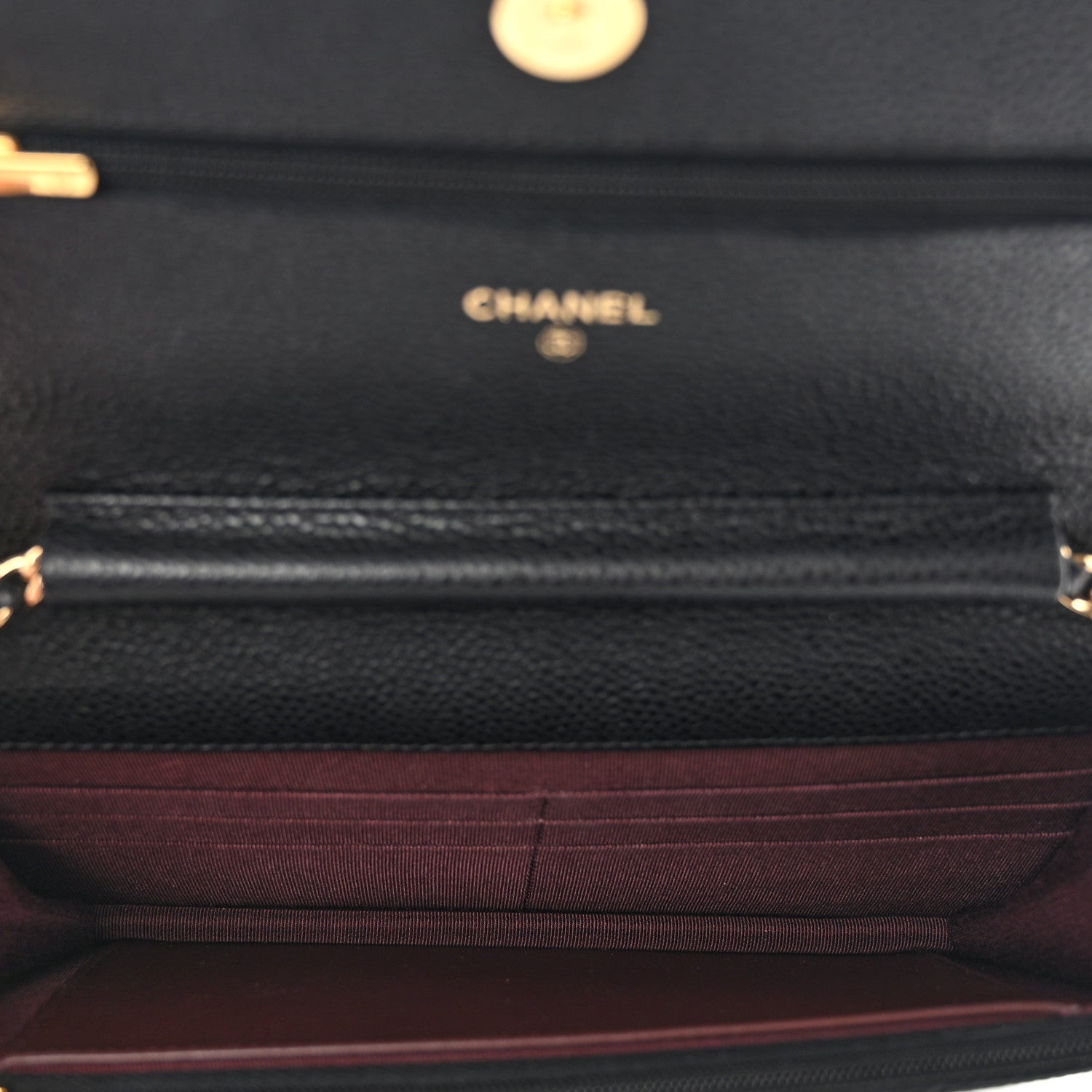 Chanel Caviar Quilted Wallet on Chain WOC Black 5 of 11