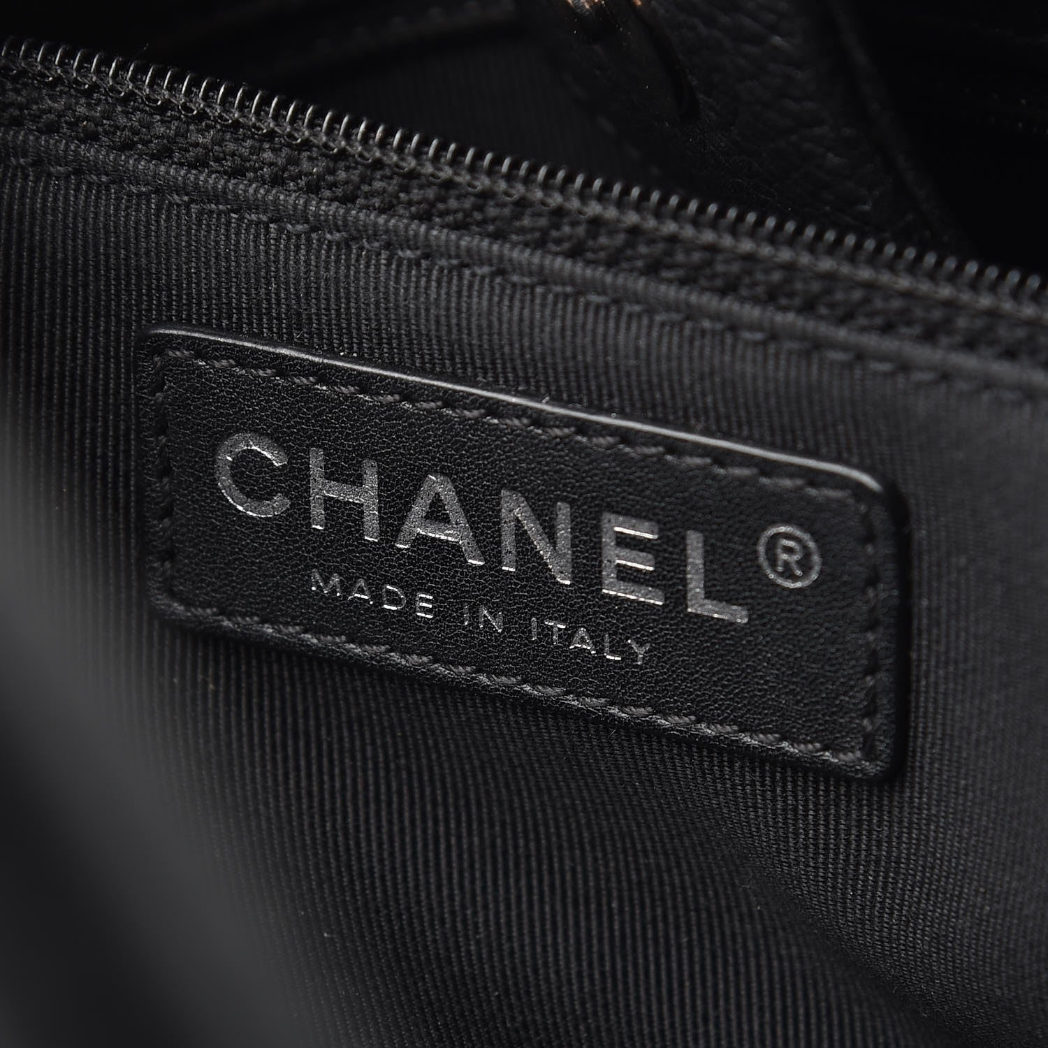 Chanel Calfskin Cerf Executive Shopper Tote Black 7 of 11