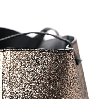 MCM Grained Calfskin Medium Reversible Wandel Tote Black 19 of 29