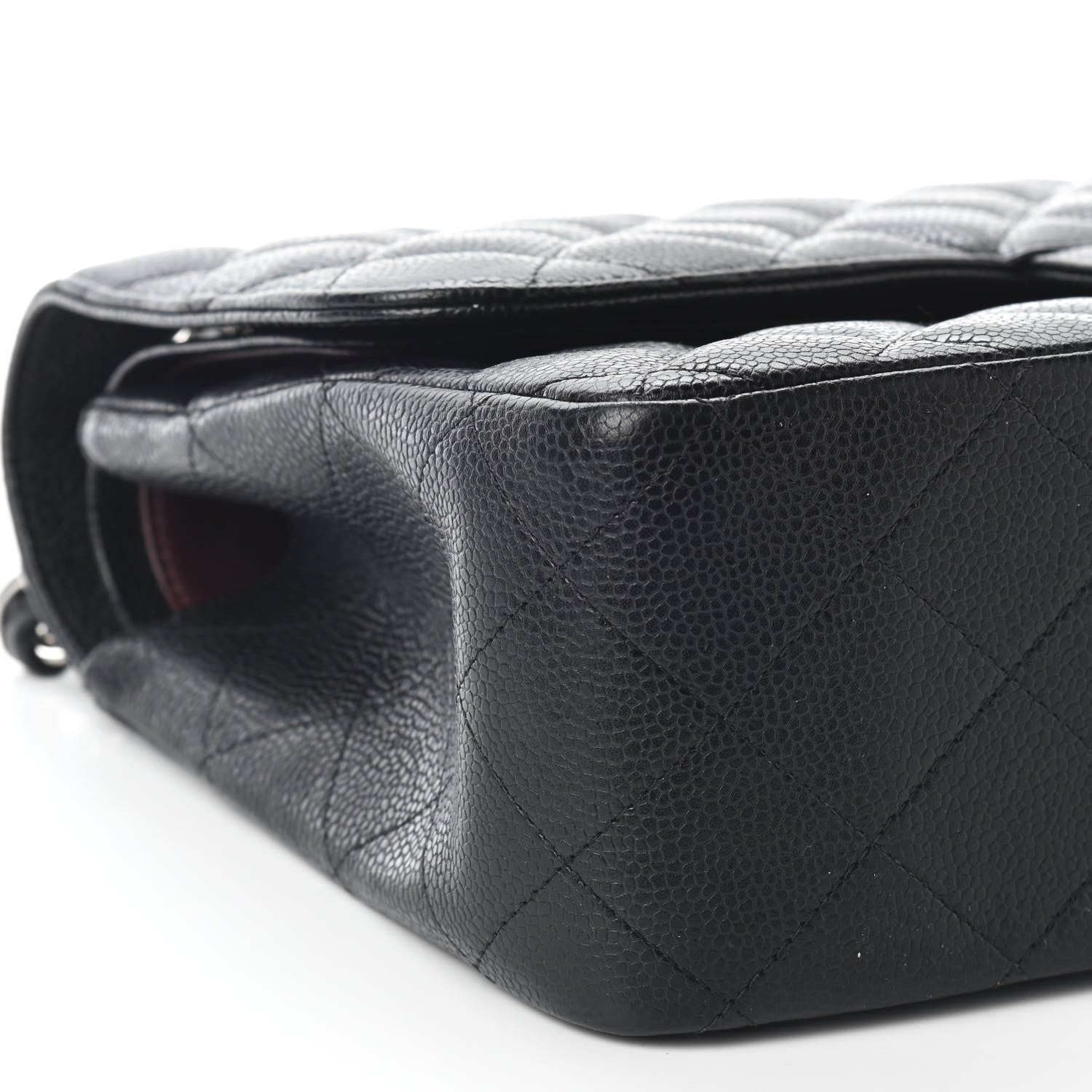 Chanel Caviar Quilted Jumbo Double Flap Black 8 of 9