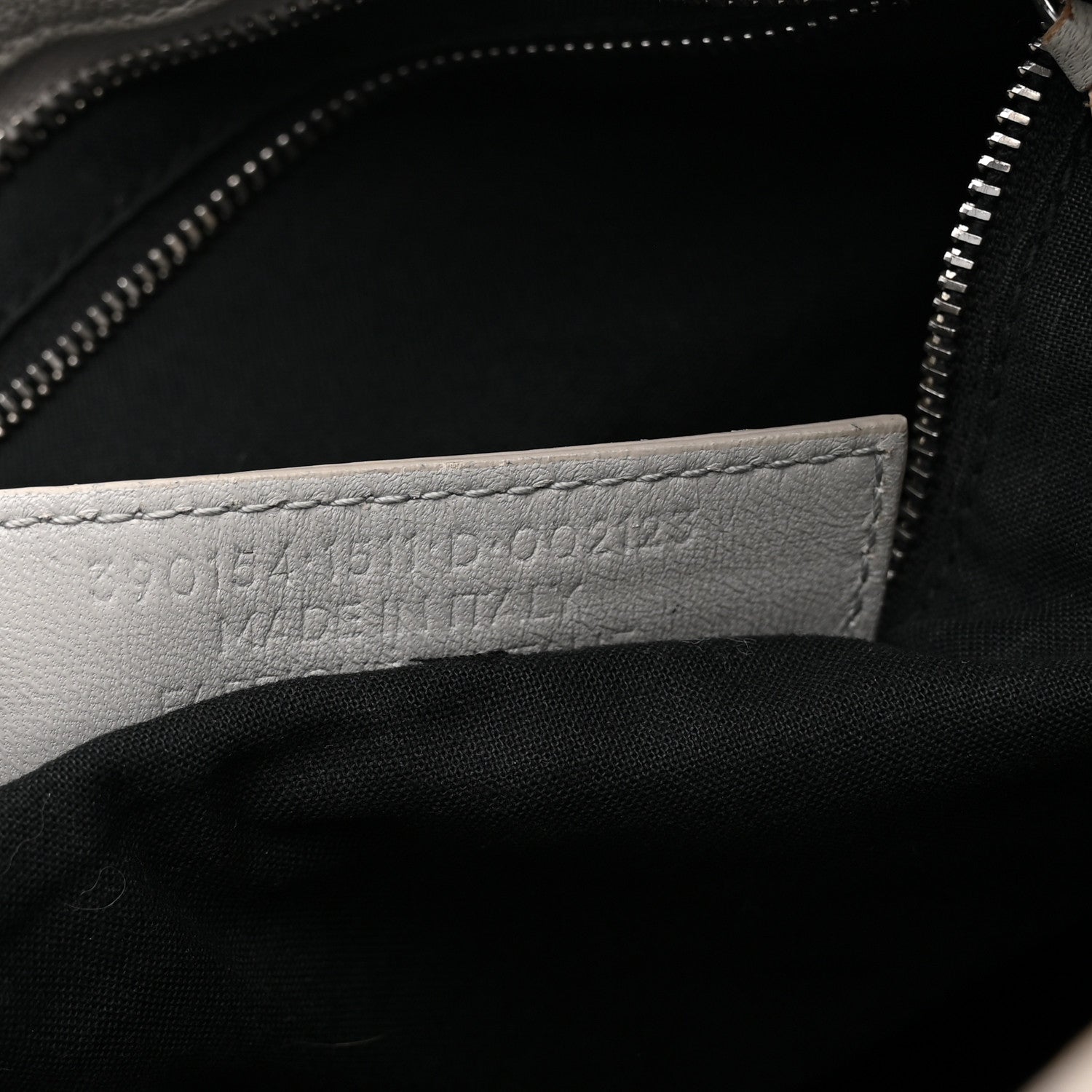 Balenciaga Chevre Silver Metallic Edge Hardware City Gris Glace 8 of 13