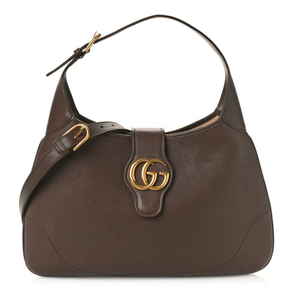 Gucci Goatskin Medium Aphrodite Shoulder Bag New Acero 1 of 9