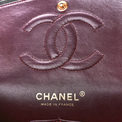 Chanel Lambskin Quilted Medium Double Flap Black 6 of 11