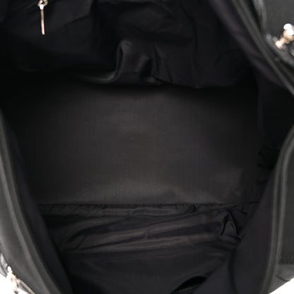 Chanel Coated Canvas Paris Biarritz XL Travel Bag Black 5 of 16