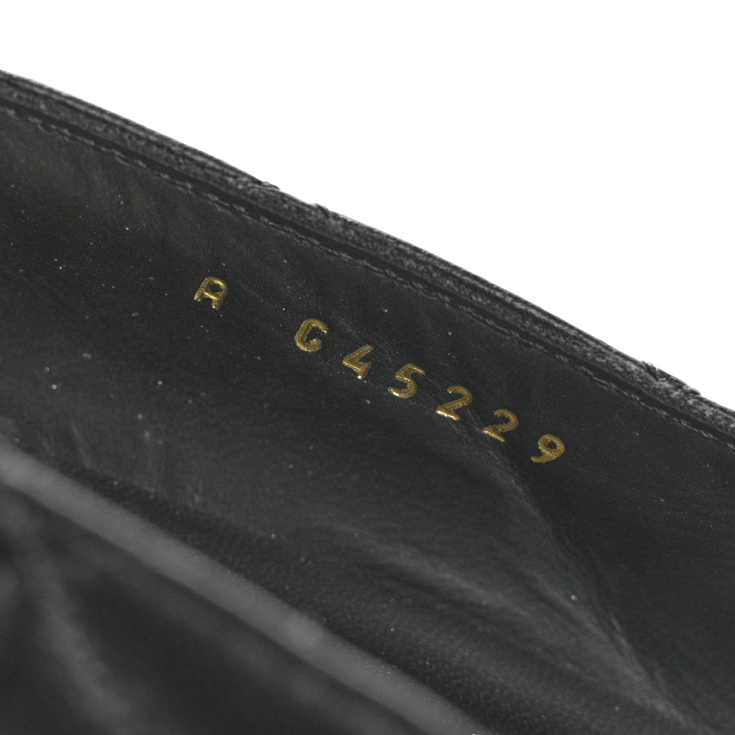 Chanel Lambskin Quilted CC Cap Toe Low Heel Pumps 38 Black 9 of 10