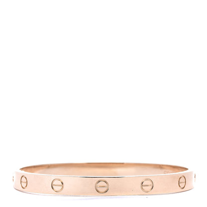 Cartier 18K Yellow Gold LOVE Bracelet 17 3 of 7