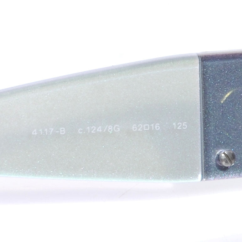 Chanel Crystal CC Logo Sunglasses 4117 B Light Blue 4 of 5
