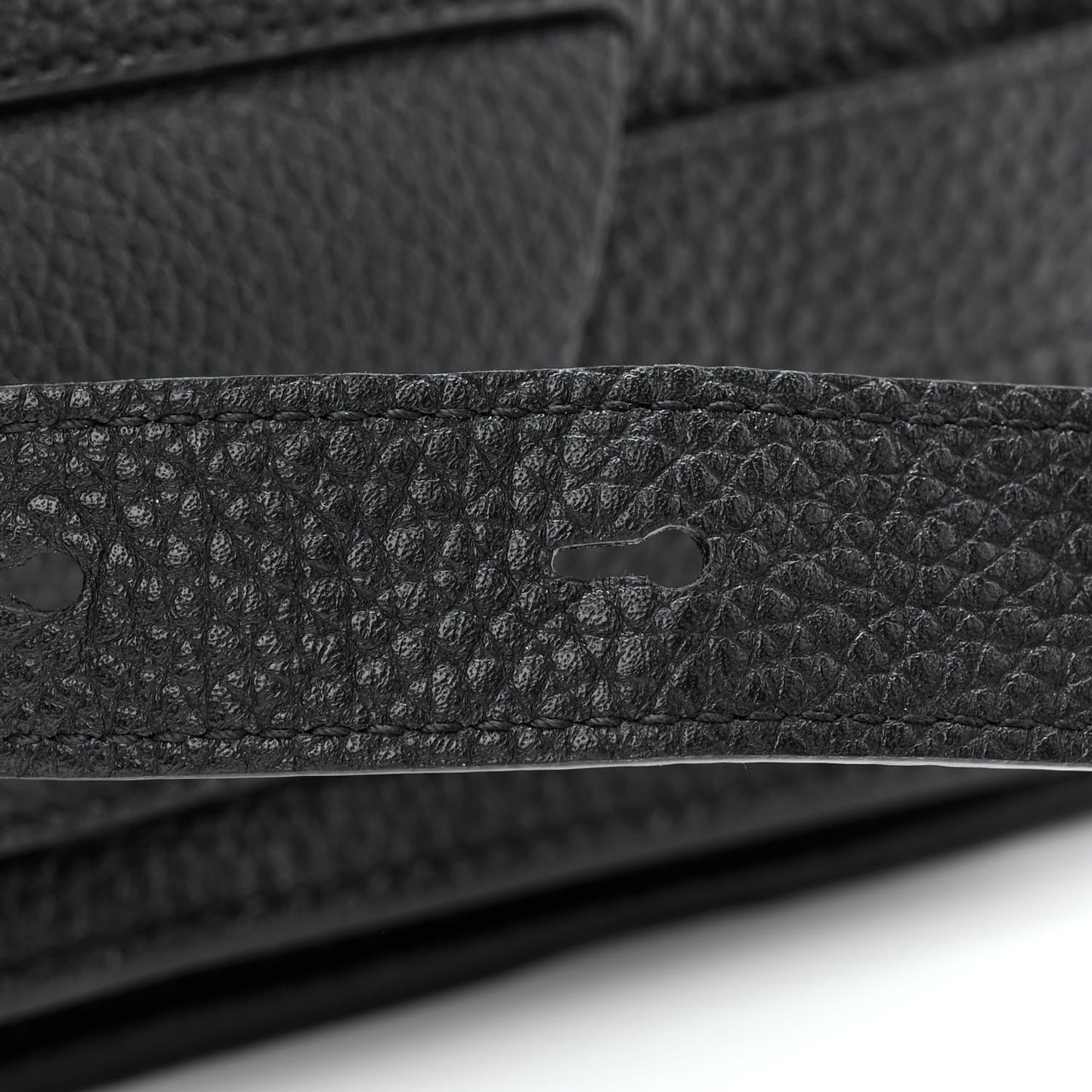 Calfskin Beacon Saddle Bag Black