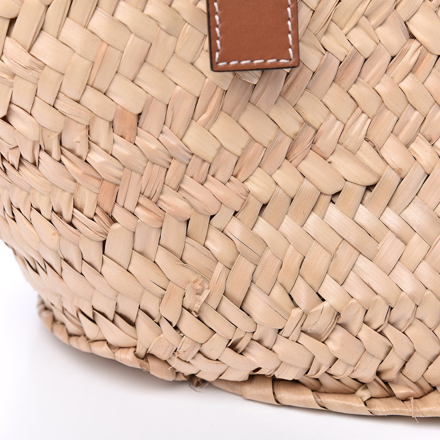 Raffia Basket Tote Natural Tan