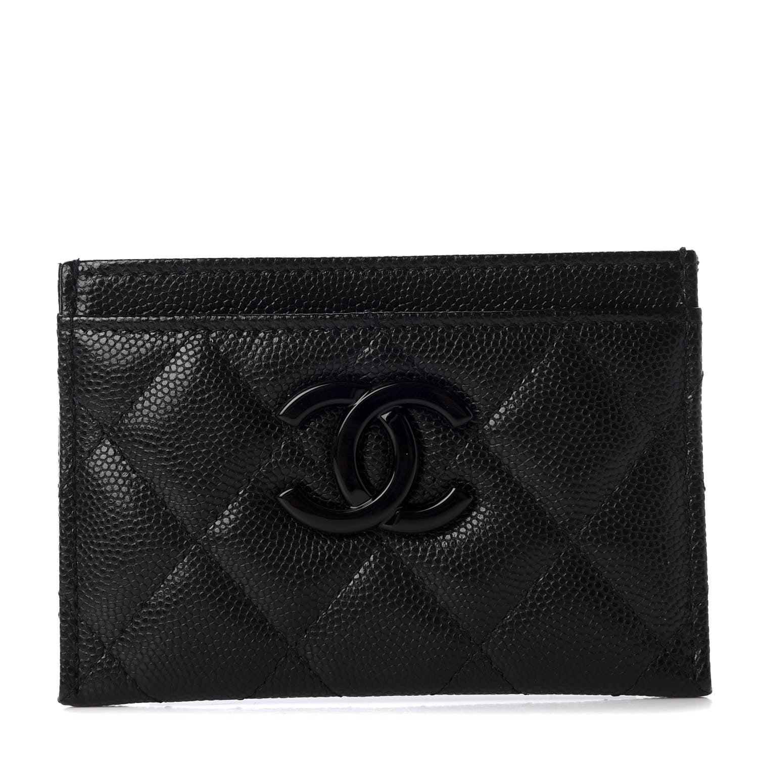 Chanel Caviar Quilted My Everything Card Holder Black 1 of 9