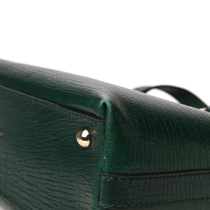 Gucci Textured Calfskin Small Boston Green 12 of 16