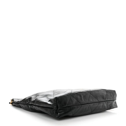 Chanel Shiny Calfskin Quilted Small Chanel 22 Black 5 of 12