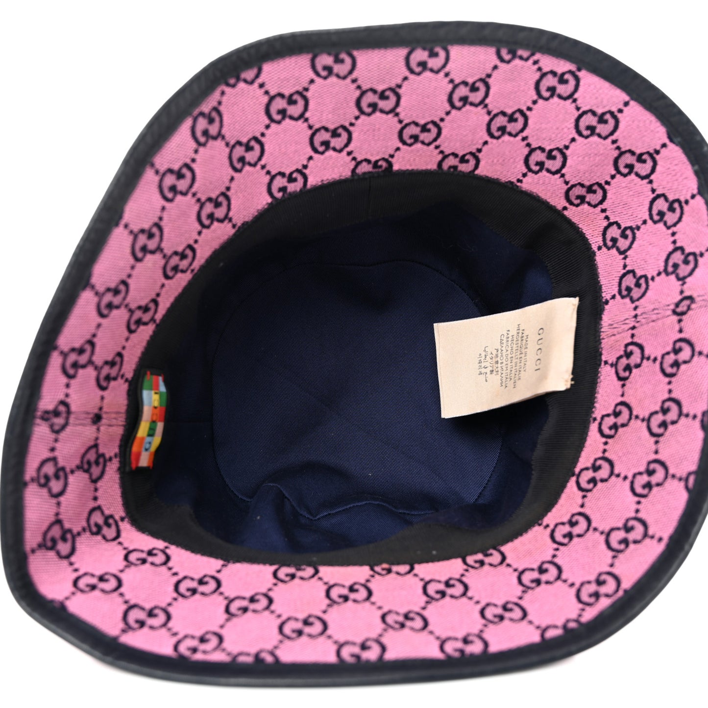 Monogram Multicolor New Sakai Calfskin Bob Malibu Bucket Hat XL Parma Violet Blue