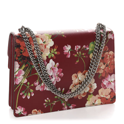 Gucci Calfskin Blooms Print Medium Dionysus Shoulder Bag Romantic Cherry Multicolor 3 of 10
