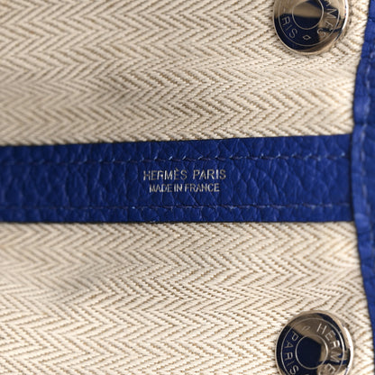 Hermes Negonda Garden Party 30 TPM Bleu Electrique 7 of 12