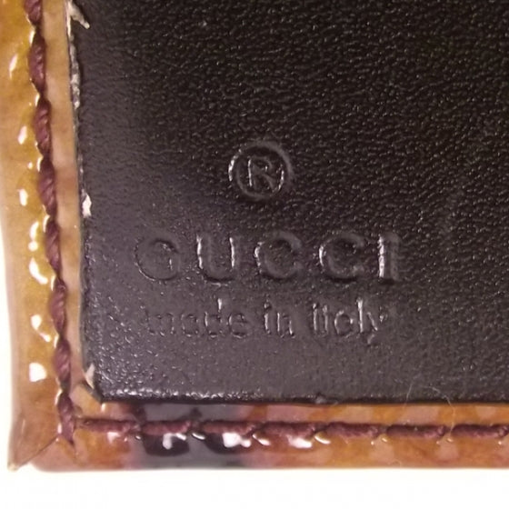 Gucci Patent Leopard Hysteria Wallet 6 of 8
