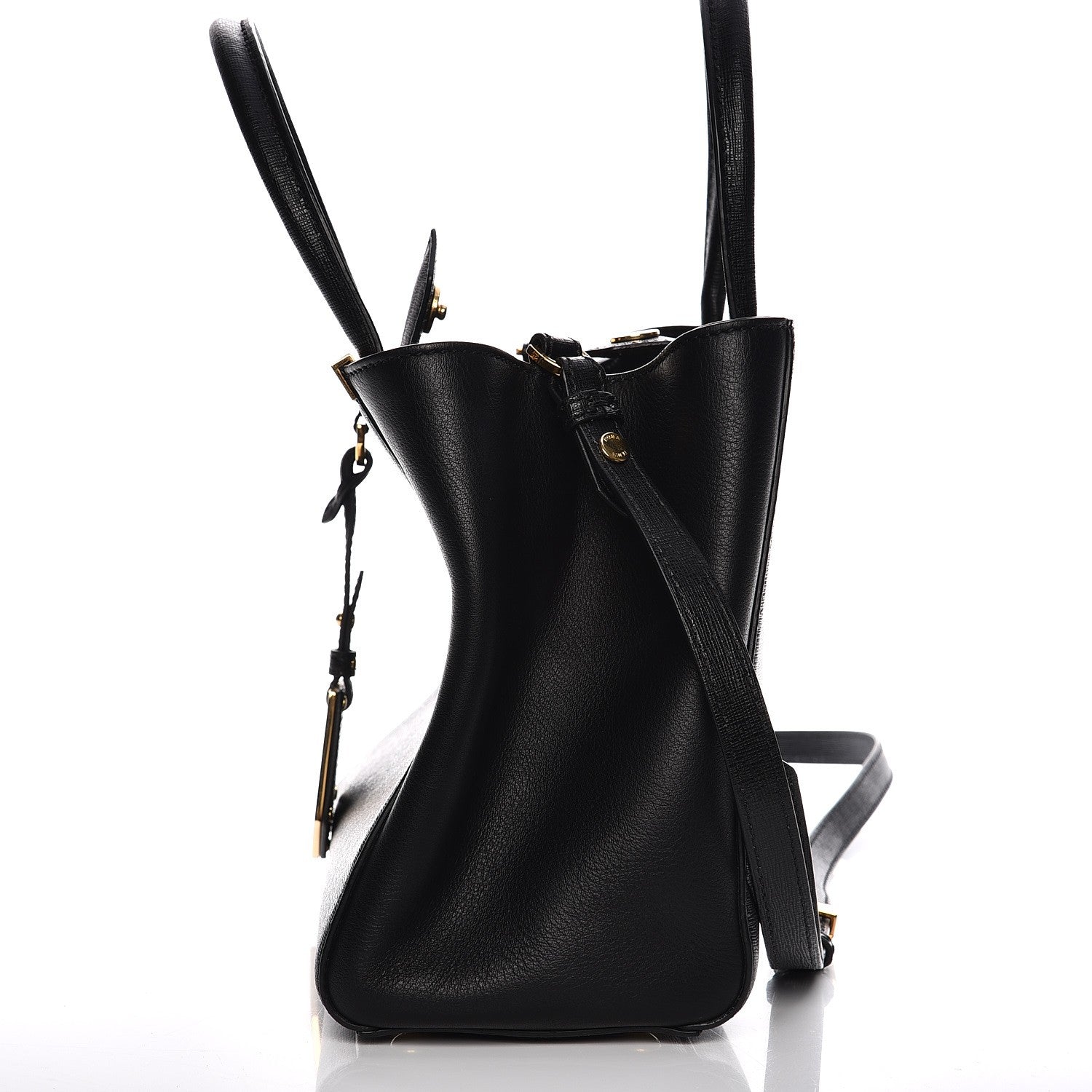 Fendi Vitello Elite Petite 2Jours Tote Black 10 of 10