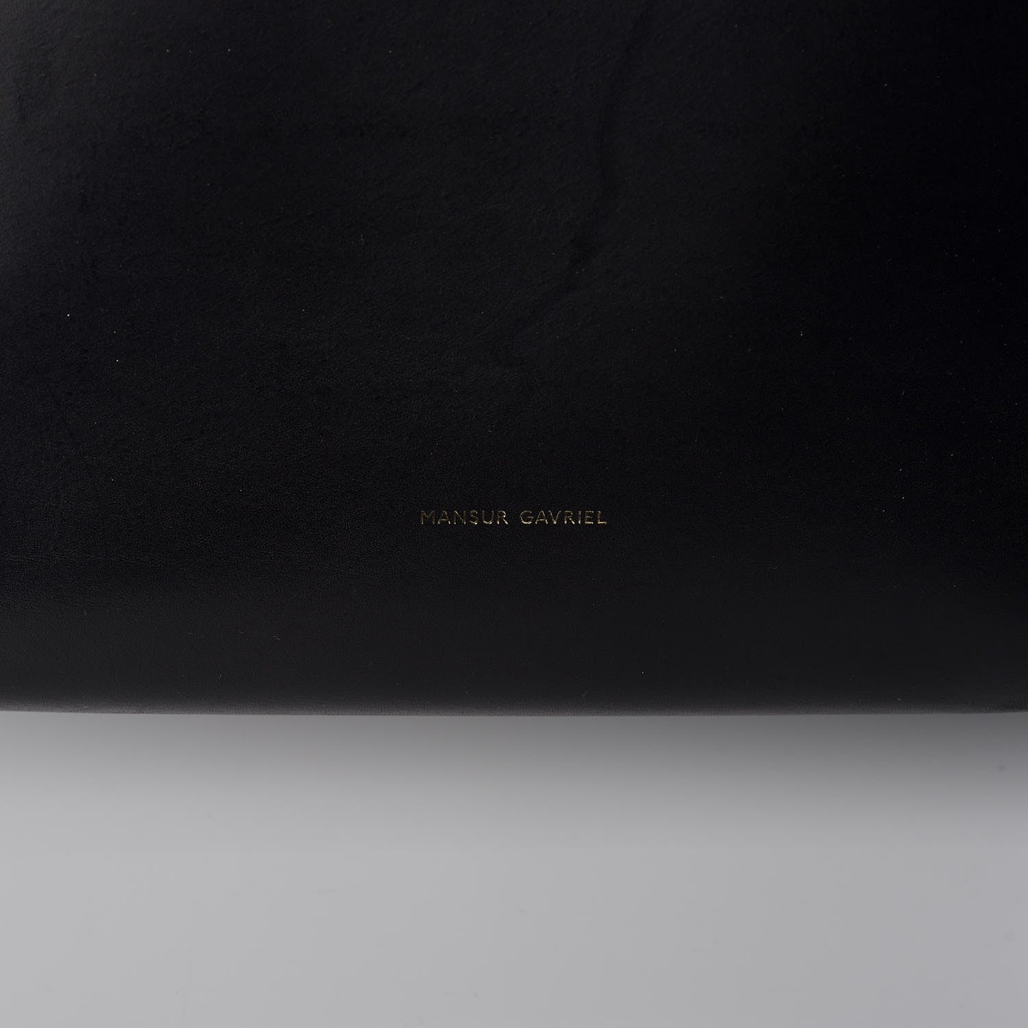 Mansur Gavriel Calfskin Small Shopping Tote Black Blu 12 of 12
