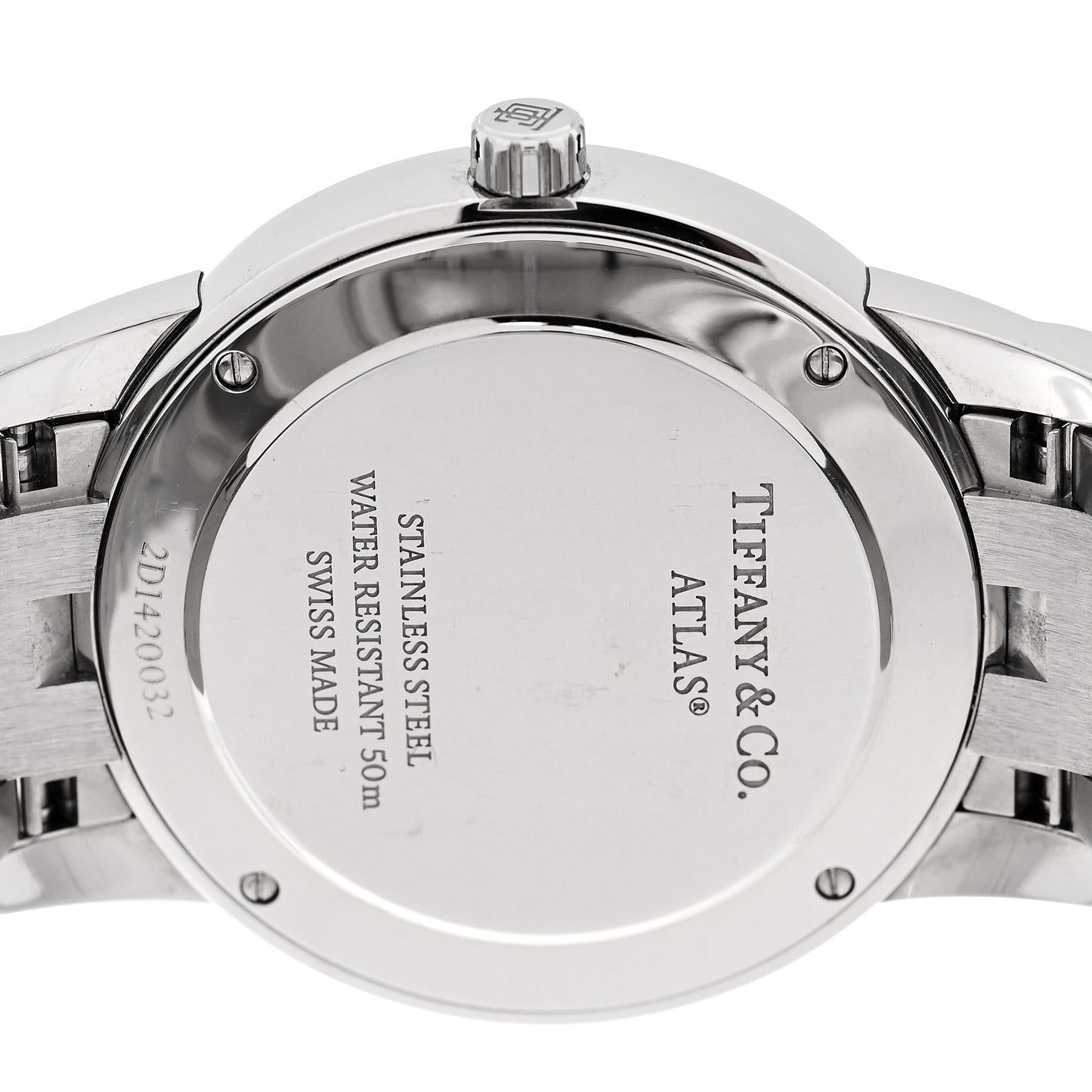 Stainless Steel 38mm Atlas 2-Hand Quartz Watch Tiffany Blue