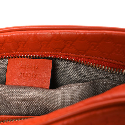 Gucci Soft Microguccissima Mini Bree Messenger Bag Sun Orange 7 of 11