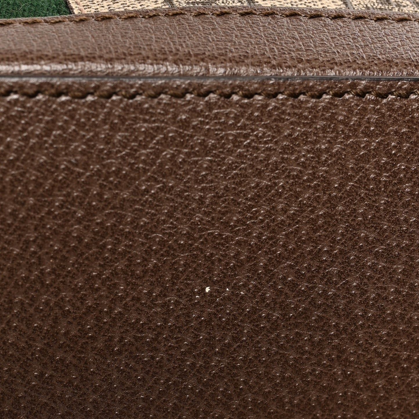 GG Supreme Monogram Web Small Ophidia Top Handle Shoulder Bag Brown