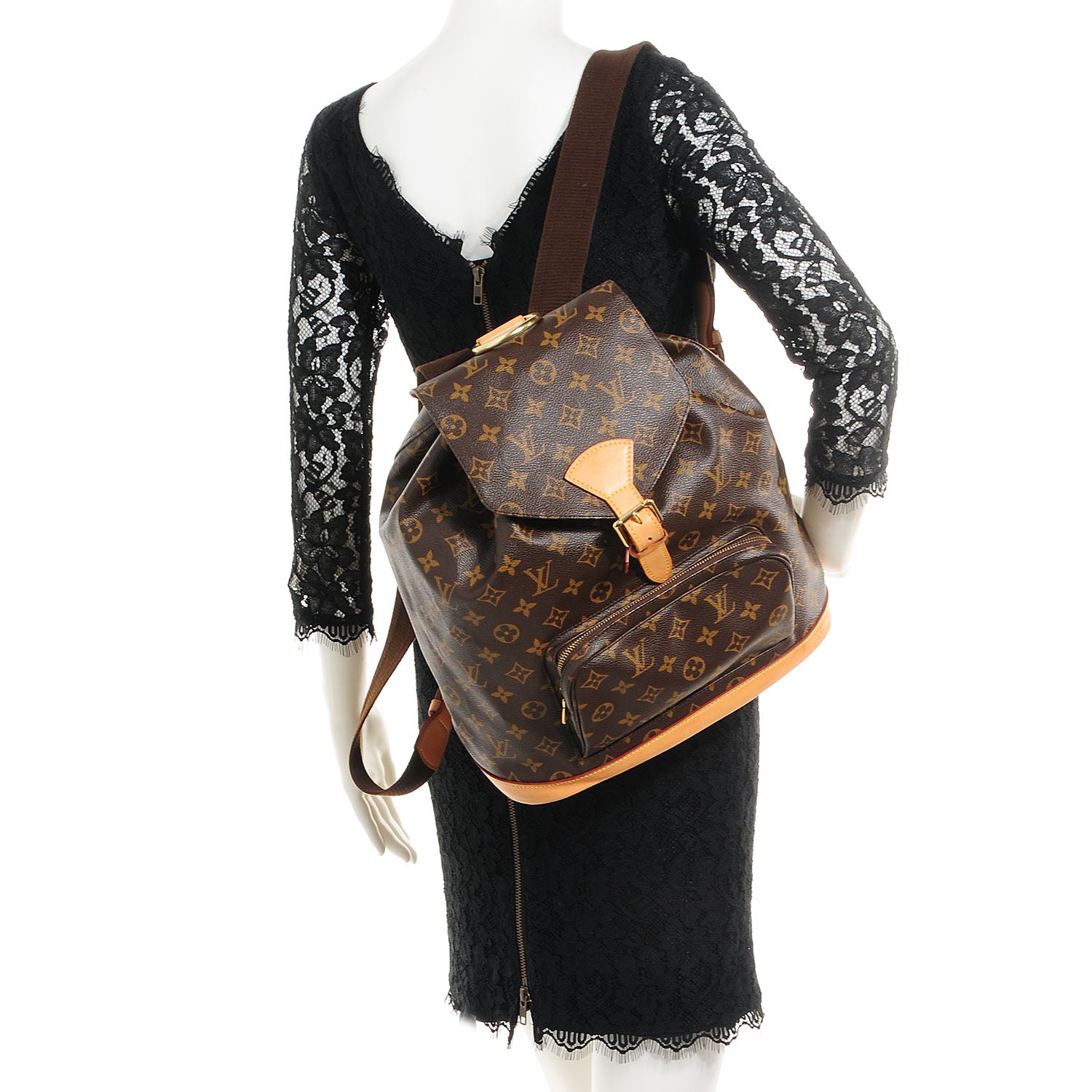 Louis Vuitton Monogram Montsouris GM Backpack 2 of 9