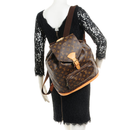 Louis Vuitton Monogram Montsouris GM Backpack 2 of 9