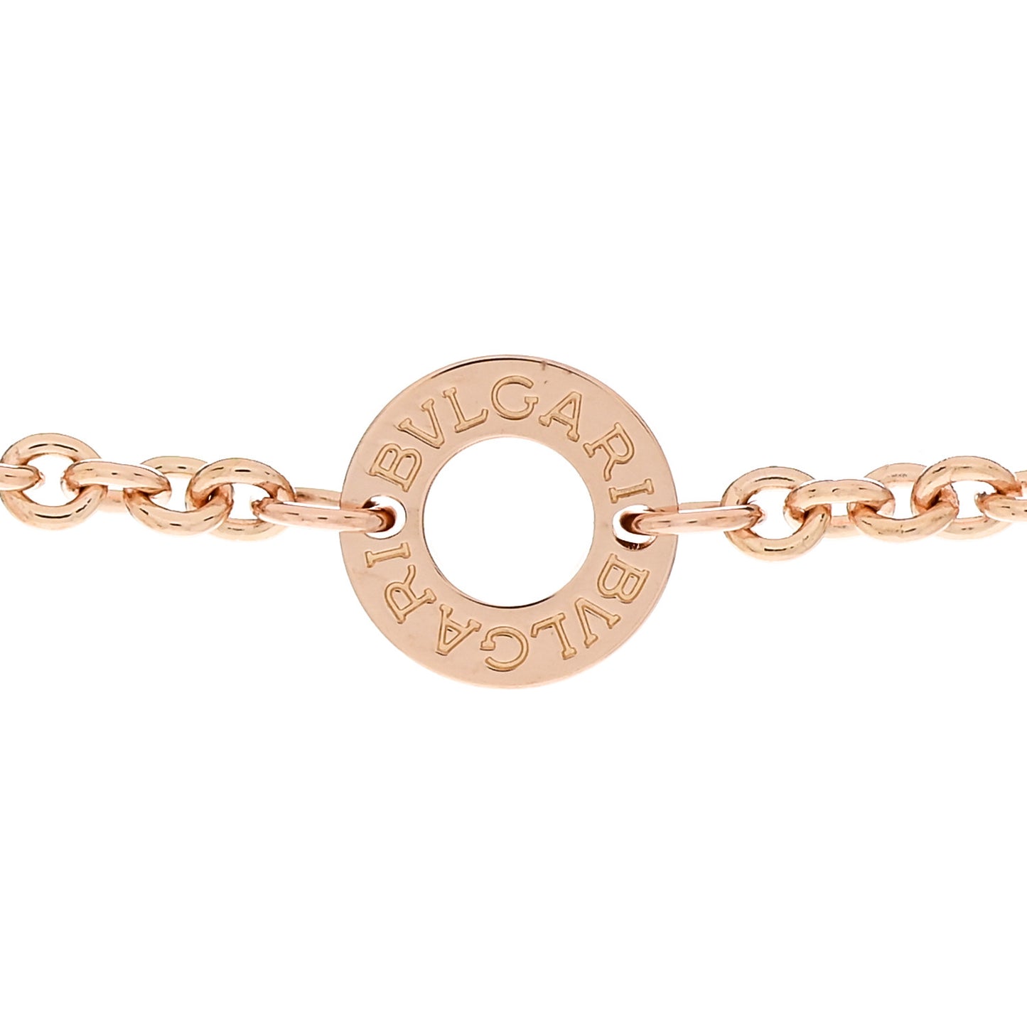 18K Rose Gold B.Zero1 Open Legends Pendant Necklace