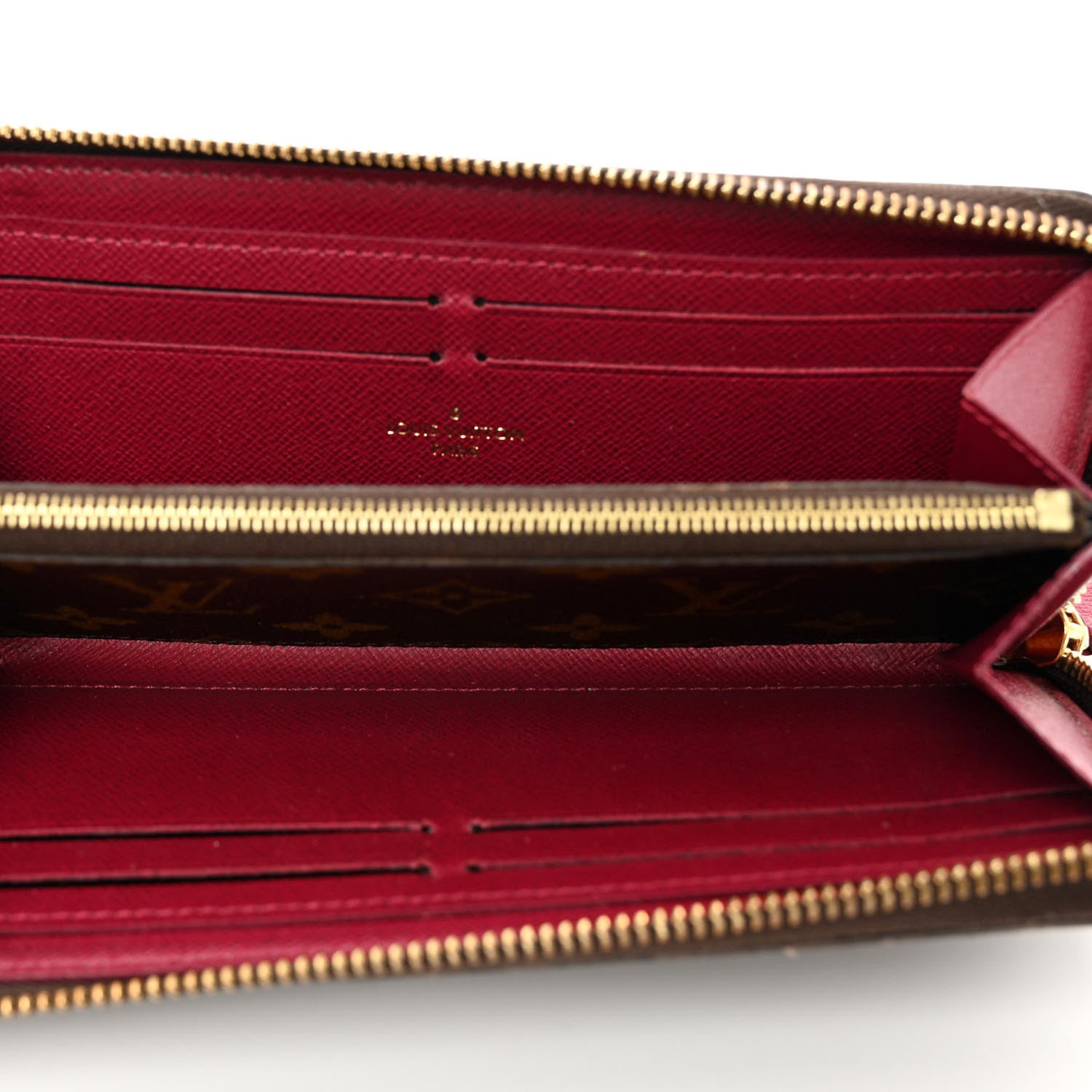Louis Vuitton Monogram Clemence Wallet Fuchsia 5 of 8