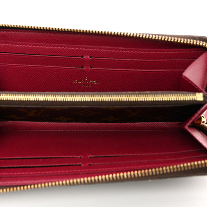 Louis Vuitton Monogram Clemence Wallet Fuchsia 5 of 8