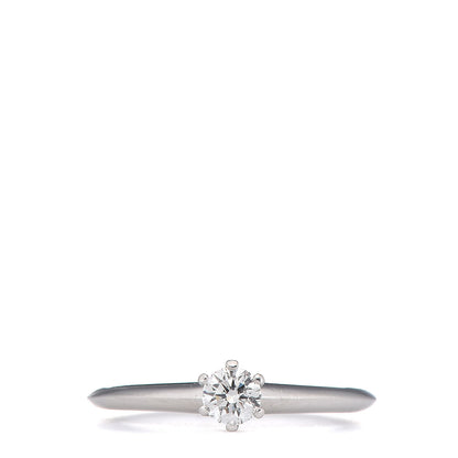 Tiffany Platinum Diamond .24ct Solitaire Engagement Ring 52 6 1 of 12