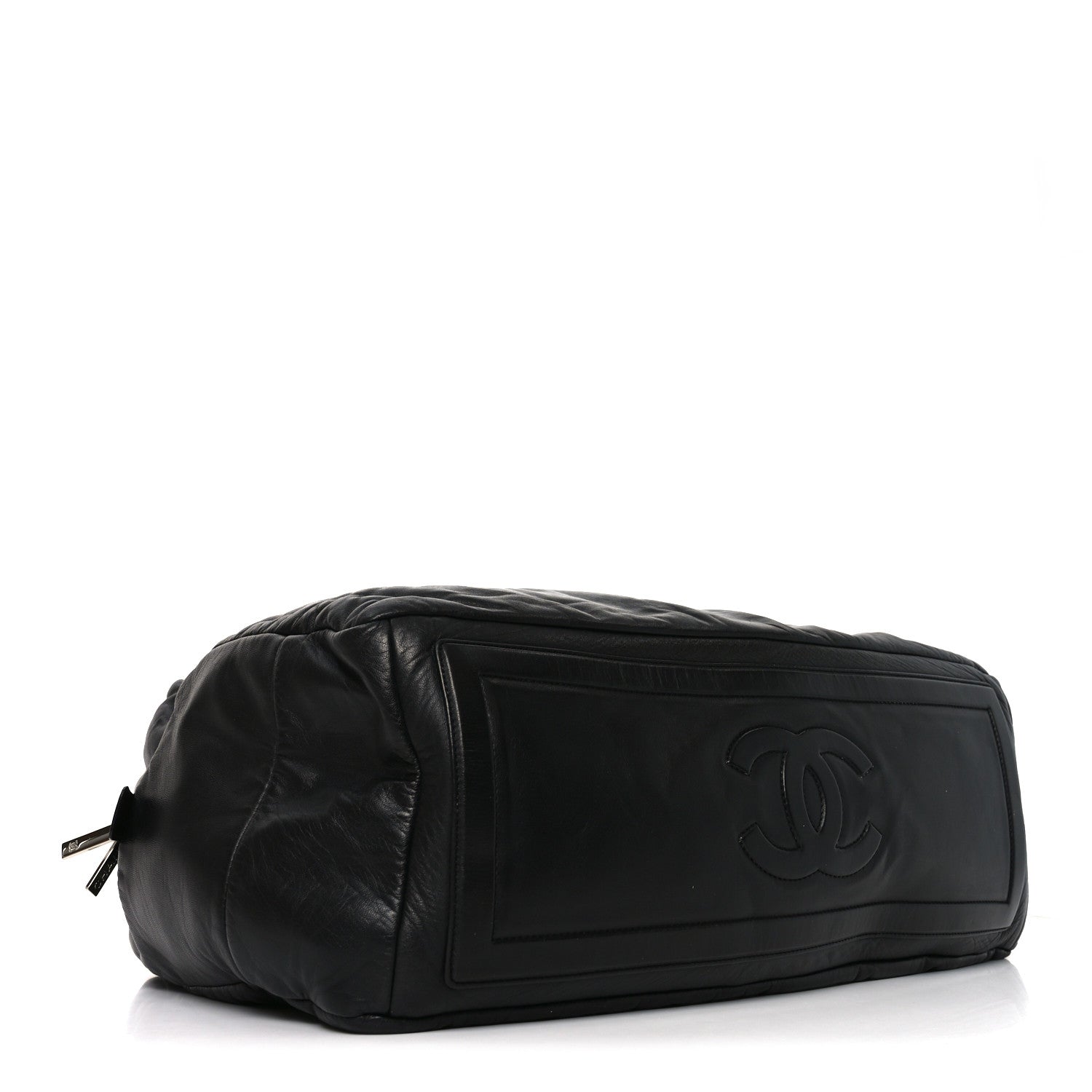 Chanel Lambskin Quilted Extra Large Coco Cocoon Reversible Tote Black 4 of 10