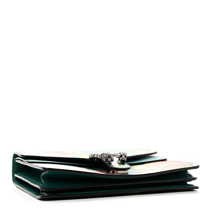 Gucci Calfskin Blooms Print Medium Dionysus Shoulder Bag Bright Emerald Multicolor 4 of 10