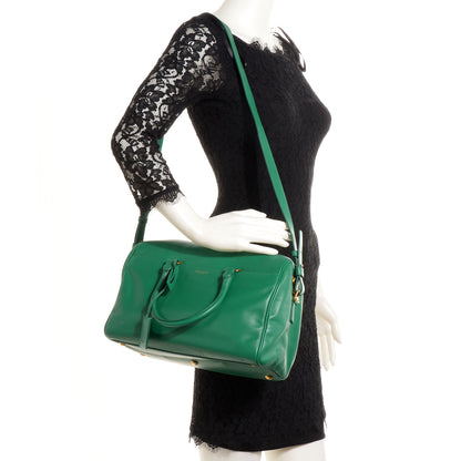 Saint Laurent Calfskin Leather Classic Duffle 6 Green 2 of 8