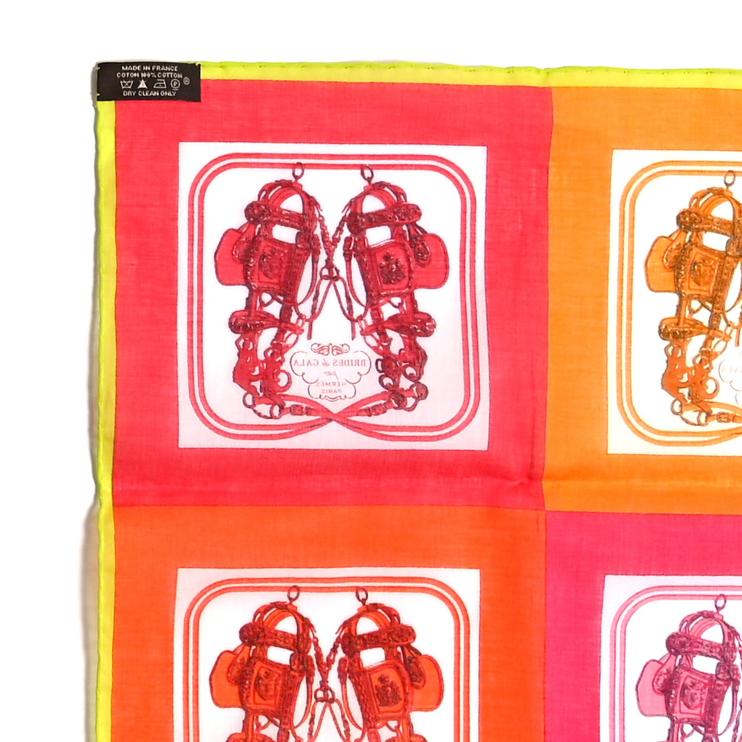 Cotton Brides de Gala Scarf 70 Rouge Garance