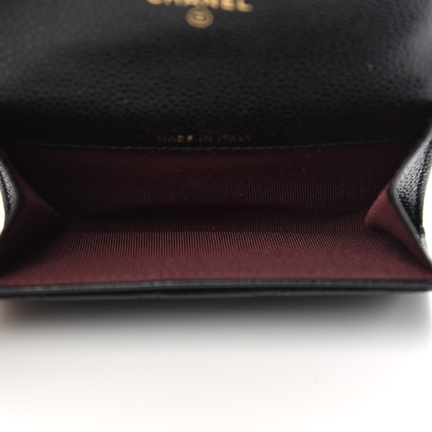 Chanel Caviar Quilted Flap Card Holder Black 5 of 9