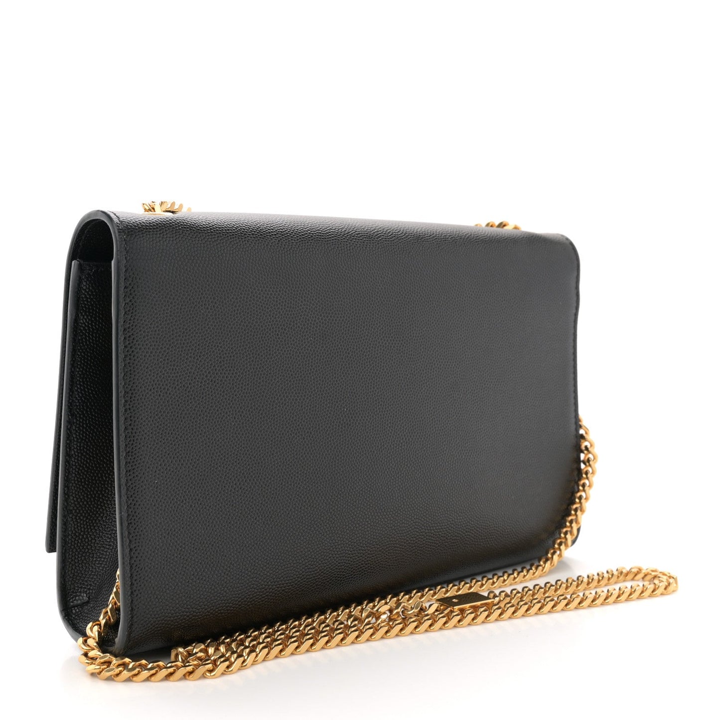 Grain De Poudre Medium Classic Monogram Kate Satchel Black