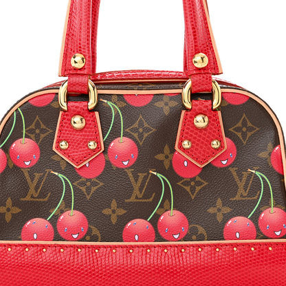 Louis Vuitton Lizard Monogram Cerises Neo Deauville 7 of 10