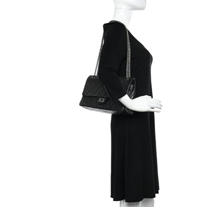Chanel Aged Calfskin Quilted 2.55 Reissue 226 Flap Black 2 of 14