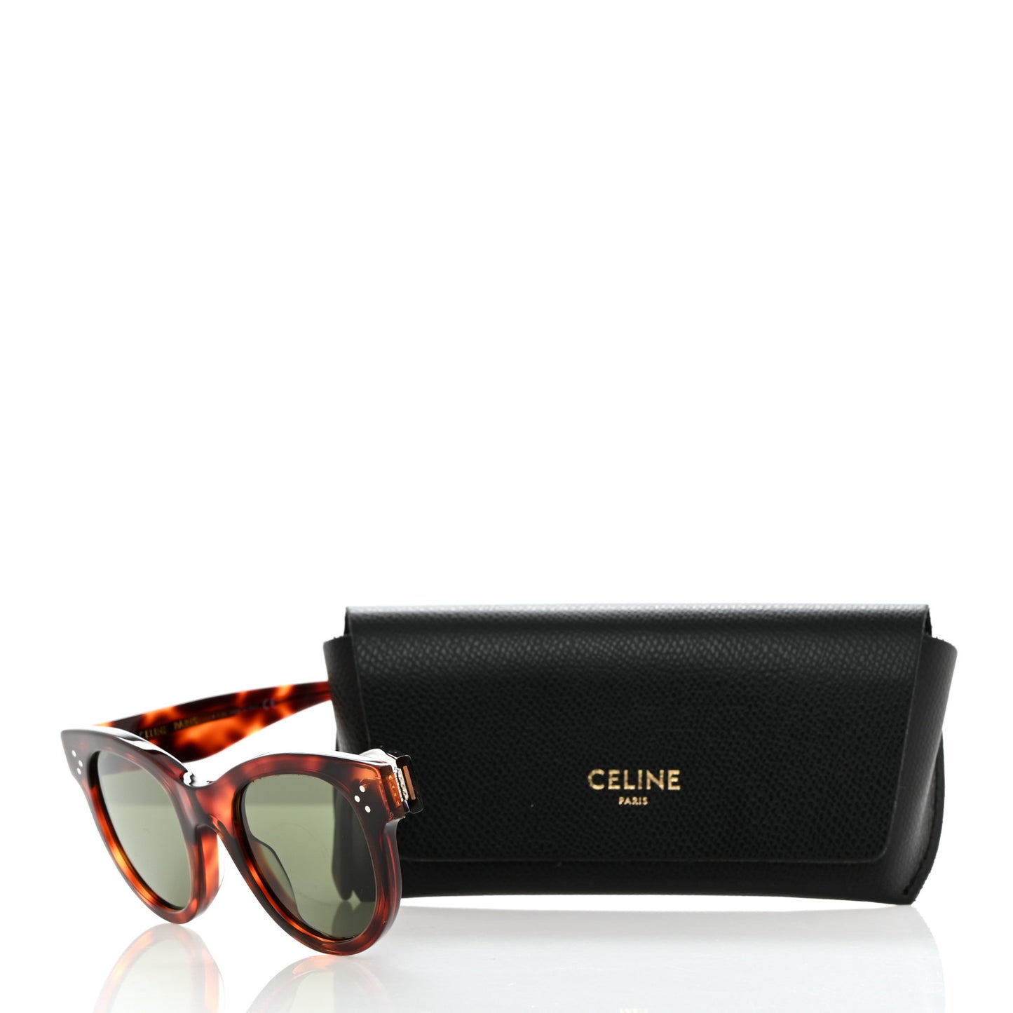 Acetate Round Sunglasses CL4003IN Tortoise
