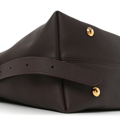 Louis Vuitton Grained Calfskin Low Key Hobo MM Chocolate 8 of 9