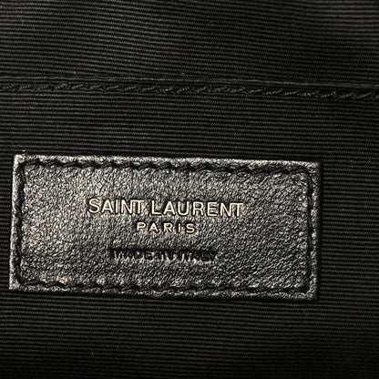 Saint Laurent Calfskin Matelasse Monogram Lou Camera Bag Storm 6 of 10