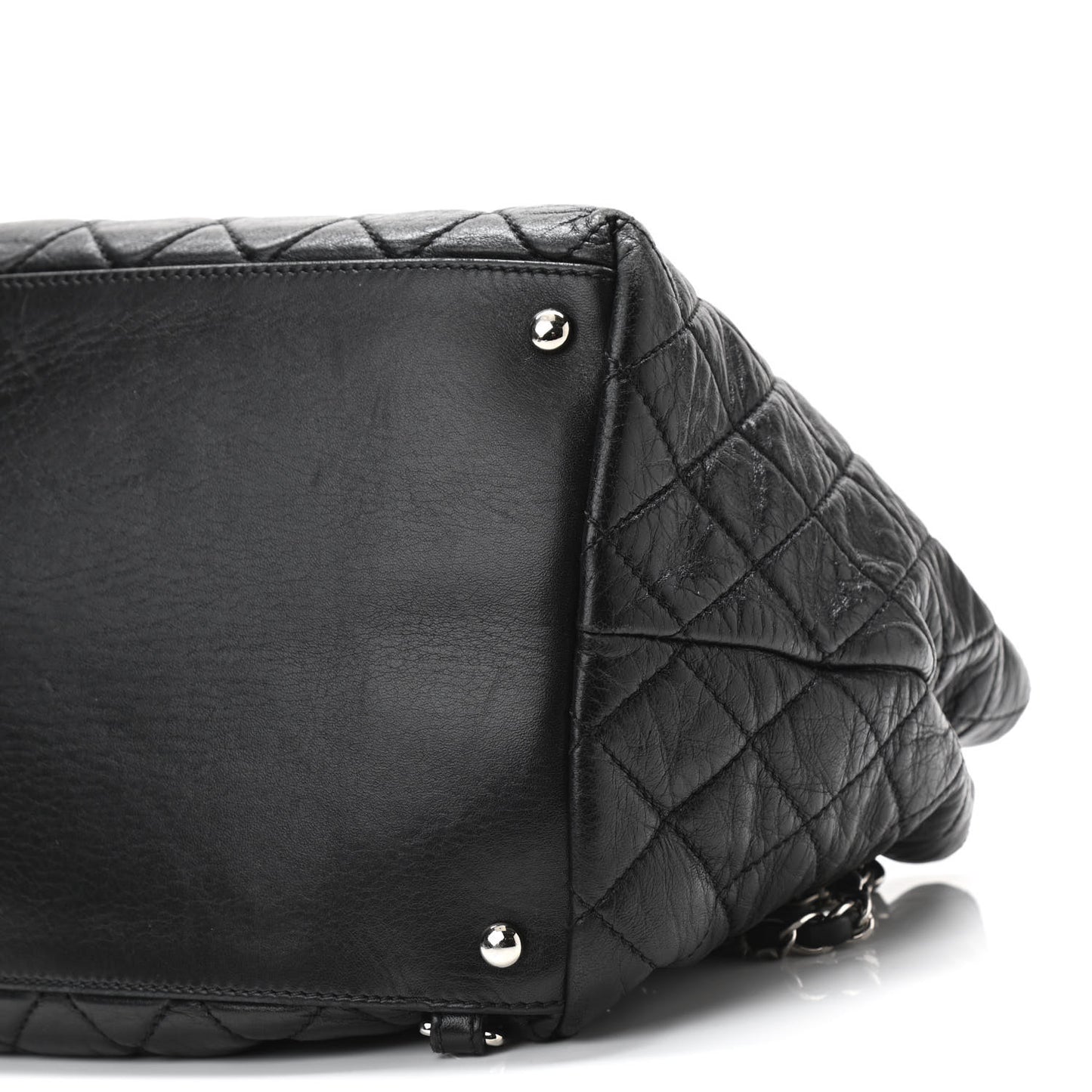 Lambskin Quilted Beijing Backpack Black