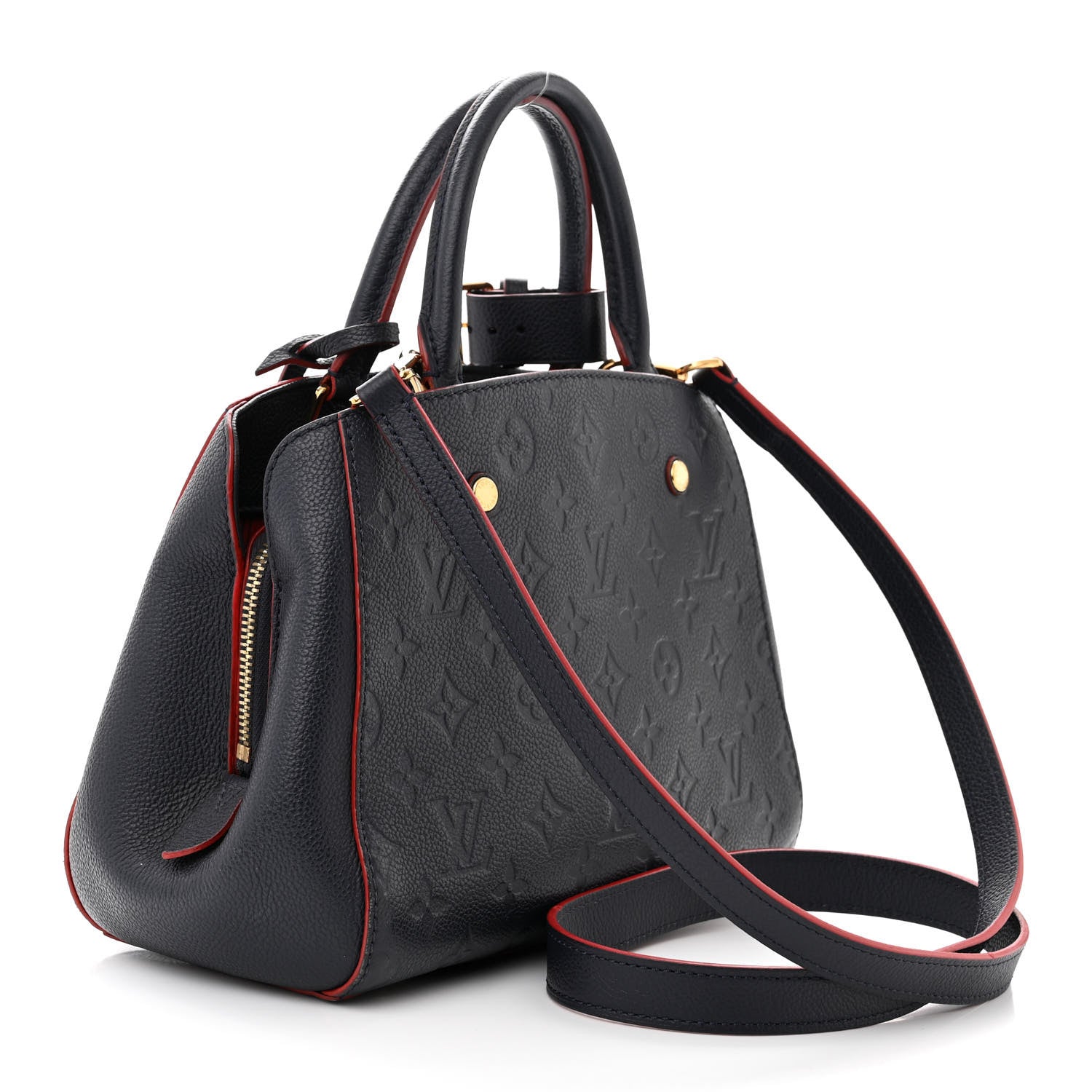 Louis Vuitton Empreinte Montaigne BB Marine Rouge 3 of 10