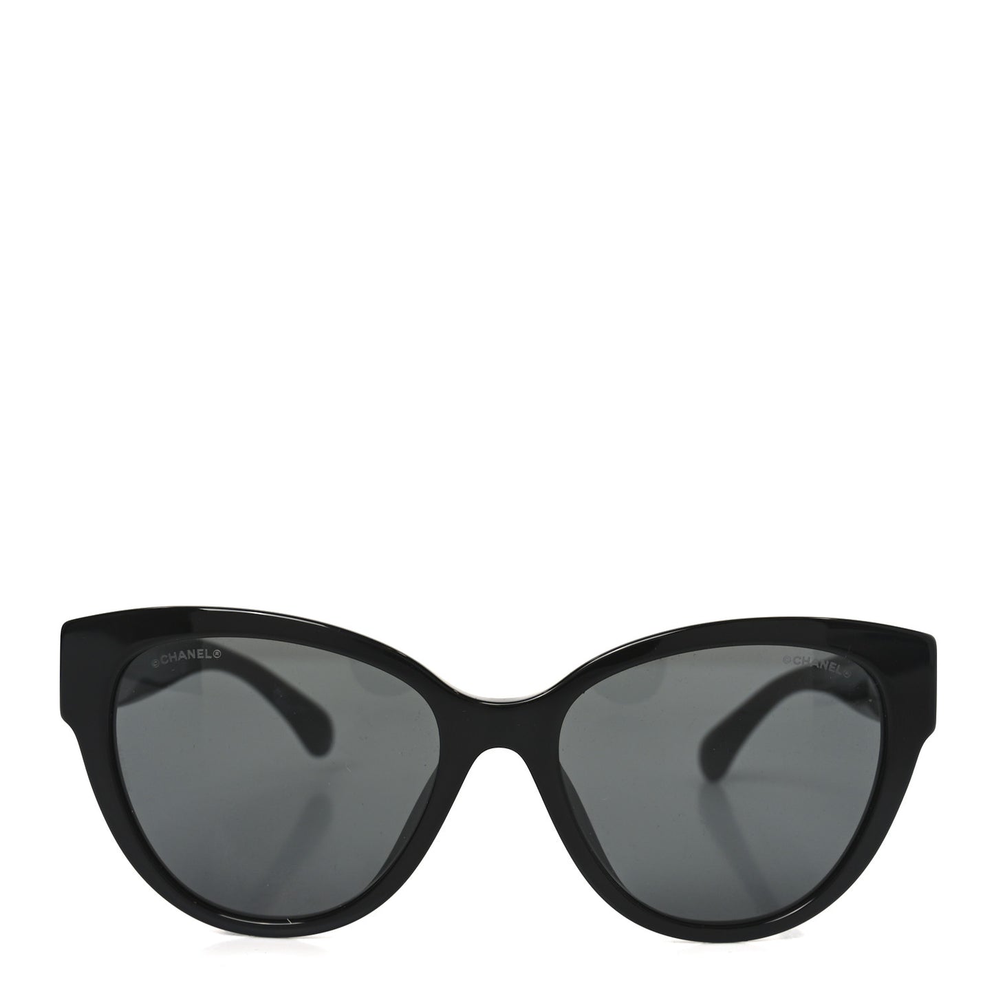 Acetate Enamel Heart Butterfly Sunglasses 5477-A Black