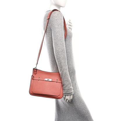 Hermes Taurillon Clemence Jypsiere 28 Rose Thè 2 of 10