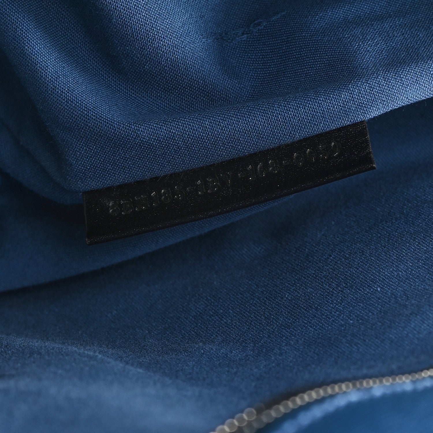 Fendi Vitello Elite Cuoio Monster Buggies Medium Roll Tote Black Multicolor Blue Cobalto 7 of 11